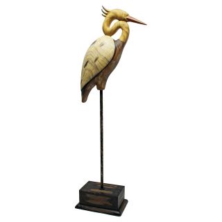Vita V Home Shore Bird   Crane with Base   Sculptures & Figurines