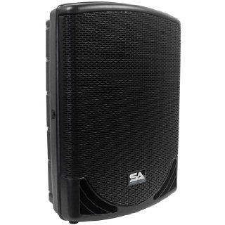 Seismic Audio MainShock 15 2 Way 15 Inch PA Molded Speaker Cabinet with Titanium Horn Musical Instruments