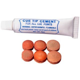 GLD Billiards Fat Cat Cue Tips and Cement   Pool Table Accessories