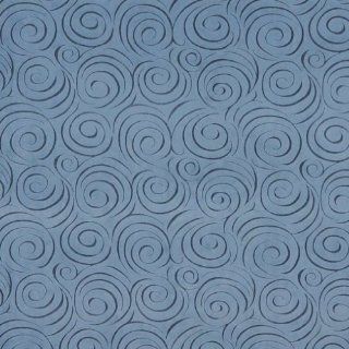 54" D824 Blue, Abstract Swirl Microfiber Upholstery Fabric By The Yard
