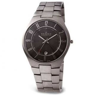 Skagen Men's 801XLTXM Titanium Collection Black Dial Watch Skagen Watches