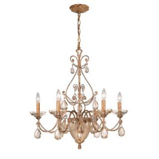 Crystorama Tuscany Chandelier   27.5W in. Etruscan Gold   Chandeliers