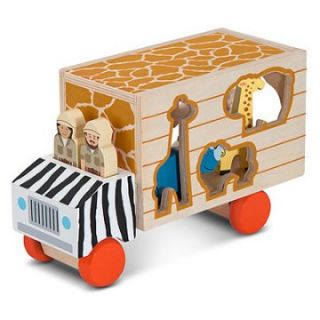 Melissa and Doug Animal Rescue Shape Sorting Truck Playset   Playsets
