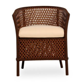 Lloyd Flanders Grand Traverse All Weather Wicker Barrel Chair   Outdoor Lounge Chairs
