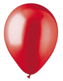 12 Metallic Satin RED 12" Latex Party Wedding Balloons Health & Personal Care