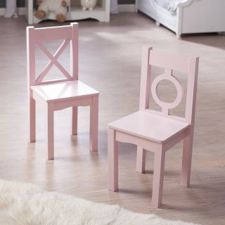 Lipper Childrens Pink Chairs   Set of 2   Kids Traditional Chairs