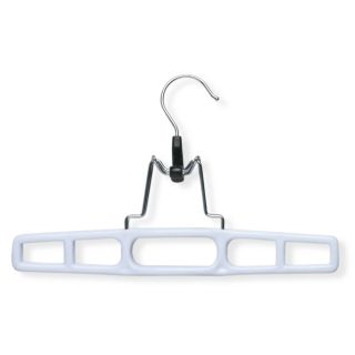 Honey Can Do Plastic Pant Hangers with Clamp   Set of 12   Clothes Hangers