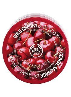 The Body Shop Wild Cherry Body Scrub  Beauty