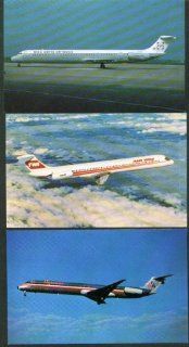 TWA American Inex Adria Douglas Super 80 postcard group Entertainment Collectibles