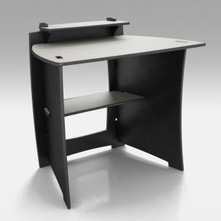 Legare Titanium and Black Reversible 34 Inch Desk   Elementary Desks