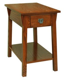 Leick 9059 RS Favorite Finds Mission Chairside Table   End Tables
