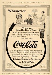 1911 Ad Coca Cola Soda Carbonated Beverage Fashion   Original Print Ad  