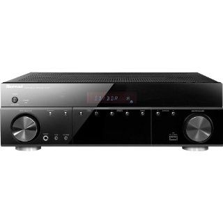 Sherwood R 807 Audio Video Receiver with Front Panel USB (Black) Electronics