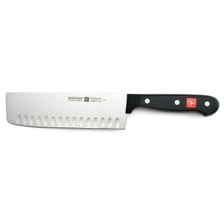 Wusthof 4195 7 Gourmet 7 inch Hollow Edge Nakiri Knife   Knives & Cutlery