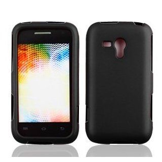 Bundle Accessory for Samsung Galaxy Rush M830   Black Hard Case Protector Cover + Lf Stylus Pen + Lf Screen Wiper Cell Phones & Accessories