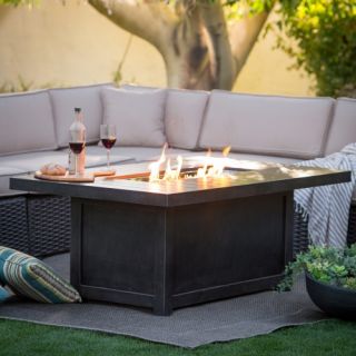 Napoleon Rectangle Propane Fire Pit Table   Fire Pits