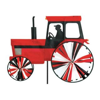 Premier Designs Modern Tractor Red Wind Spinner   Wind Spinners