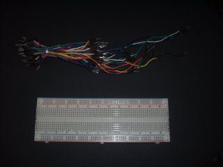 830 Tie Point Solderless Breadboard with Jumper Wires  