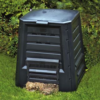 Exaco 90 Gallon Feelgood Recycled Plastic Compost Bin   Composting Bins
