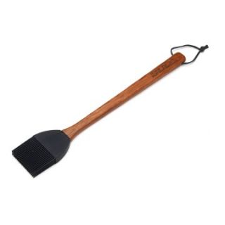 Bull Rosewood Handle Basting Brush with Silicone Head   Grill Accessories