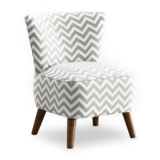 MCM Chair   Zig Zag Grey and White   Accent Chairs