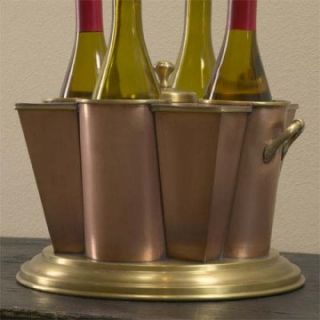 Global Views 4 Bottle Copper Wine Cooler   Wine Accessories