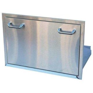 Stainless Steel Ice Chest Drawer   Outdoor Kitchen Access Drawers