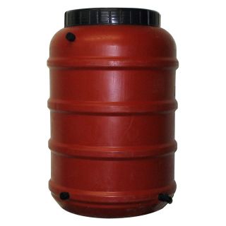 Upcycle 50 Gallon Terra Cotta Rain Barrel   Rain Barrels