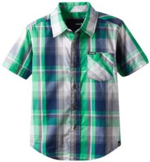 Hurley Boys 2 7 Destination Woven Shirt, Legacy Navy, 4 Button Down Shirts Clothing