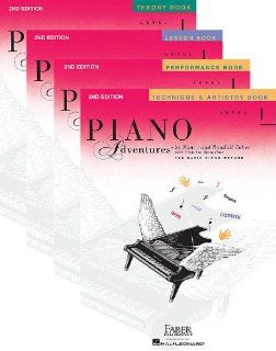 Faber Piano Adventures Level 1 Learning Library Pack   Lesson, Theory, Performance, and Technique & Artistry Books 