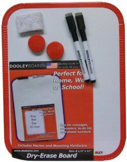 Dooley Magnetic Marker Board with Two Magnets, Two Markers and Eraser, 8.5 x 11 inches (811MGMBP)  Magnetic Message Boards 