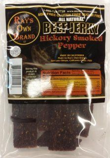 Ray's Own Brand Beef Jerky (Hickory Smoked Pepper, 16oz)  Grocery & Gourmet Food