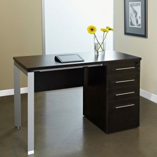 Jesper 500 Collection Professional Desk with Drawers   Espresso   Desks