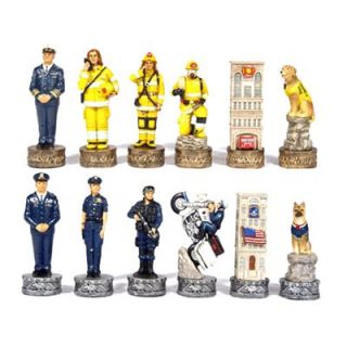 Firefighter/Police Chess Set   Chess Sets