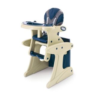 Foundations Transitions High Chair   Blue with Almond   High Chairs