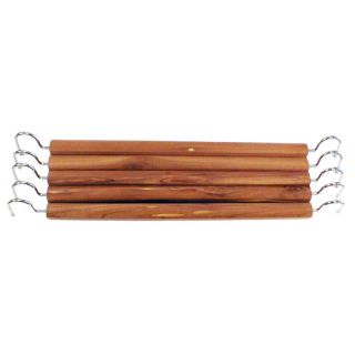 Woodlore Pant Trolley Bars   Set of 5   Clothes Hangers