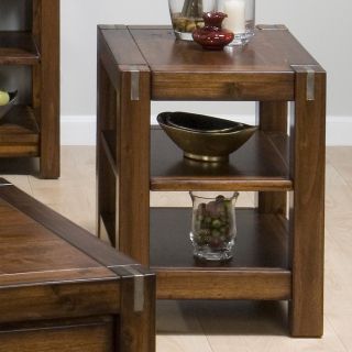 Jofran Rustic Loft Chairside Table   End Tables