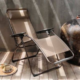 Lafuma Futura Clipper Zero Gravity Lounge Chair   Outdoor Chaise Lounges