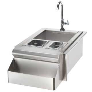 Built In Bar Sink with Faucet   Outdoor Kitchens