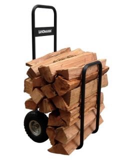 Landmann Firewood Log Caddy with Cover   Fire Pit Accessories