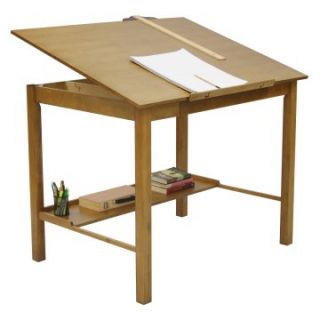 Studio Designs Americana II Drafting Table   Light Oak   Drafting & Drawing Tables