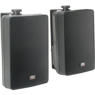 MTX AW52 B 5 1/4" 2 Way Outdoor Speaker Pair Black Electronics