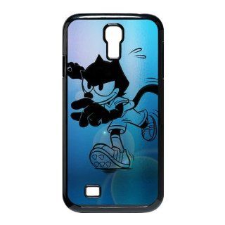 Custom Felix The Cat Cover Case for Samsung Galaxy S4 I9500 S4 813 Cell Phones & Accessories