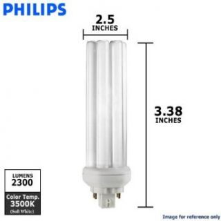Philips Lighting 22028 5   PL T 42W/835/XEW/4P/ALTO 33W   33 Watt   Replaces 42 Watt   4 Pin GX24q 4 Base   3500K   CFL   Compact Fluorescent Bulbs  