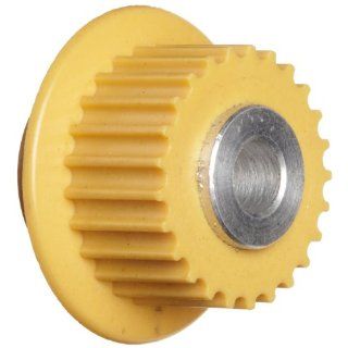 Boston Gear PLB5017SF095/16 Timing Pulley for 9mm Wide Belts, 17 Grooves, 0.250" Bore Diameter, 1.020" Outside Diameter, 0.813" Overall Length, Lexan