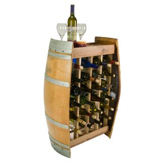 Napa East Wine Barrel 24 Bottle Narrow Rack   Wine Racks