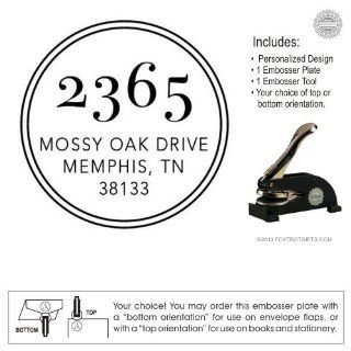 Three Designing Women Embosser / House Number Address Design / Complete Set (Tool and Clip) / Embosser Clip (Die) also Available Separately / Personalized / Fast Production