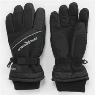 ZeroXposur Boys Thinsulate Performance Ski Gloves, Black, L/XL (12 18) Clothing