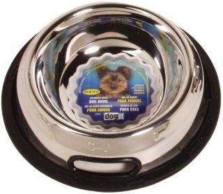 Dogit Stainless Steel Non Spill Dish   Dog Bowls