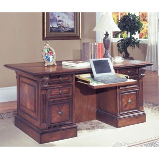 Parker House Huntington Double Pedestal Executive Desk   Desks